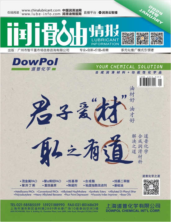潤滑油情報(bào)雜志2024年01月刊